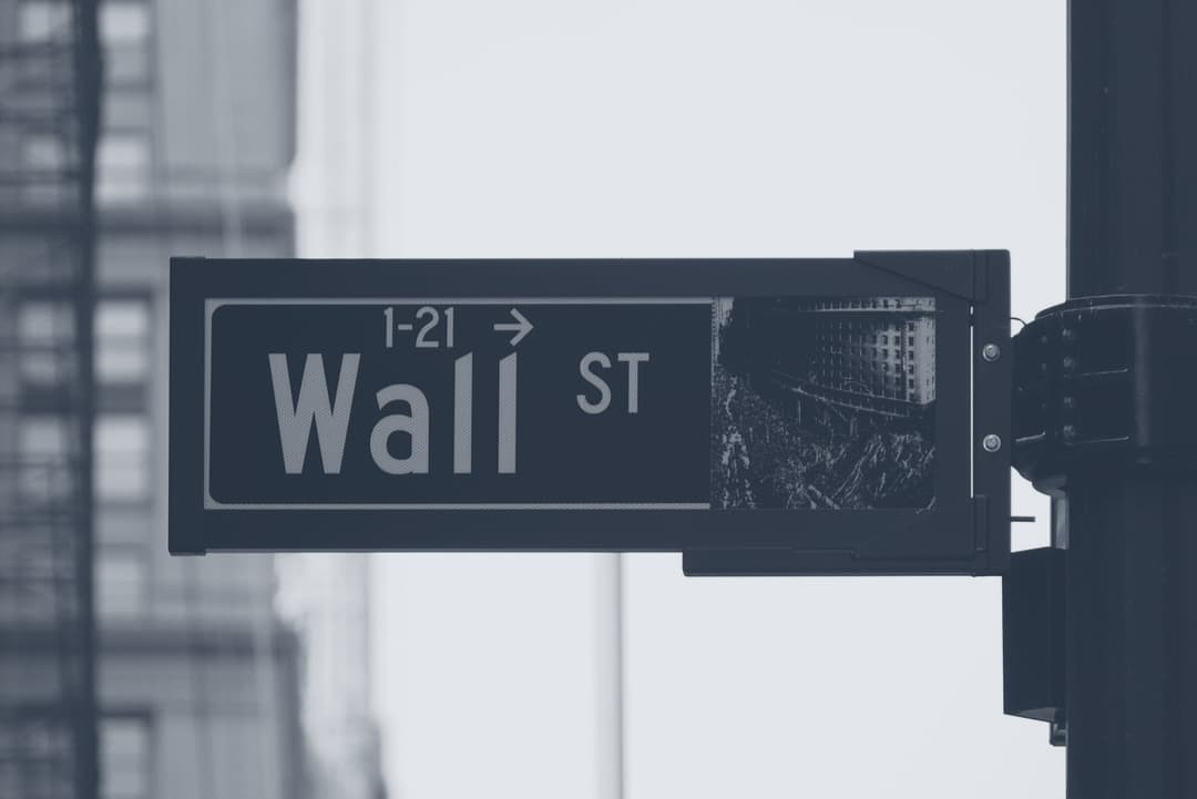 Wall Street street sign